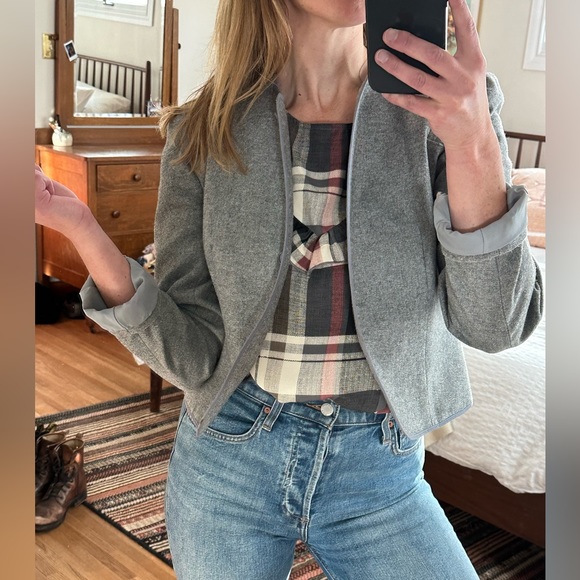 Vintage Plaid Blouse - Picture 5 of 5